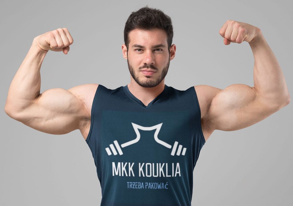Odzież sportowa z logo dla siłowni i klubów fitness