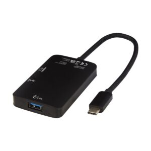 Aluminiowy adapter multimedialny typu C (USB-A/Type-C/HDMI) ADAPT