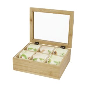 Bambusowe pudełko na herbatę Ocre