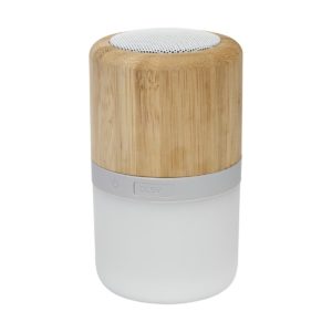 Bambusowy głośnik Bluetooth® Aurea z podświetleniem