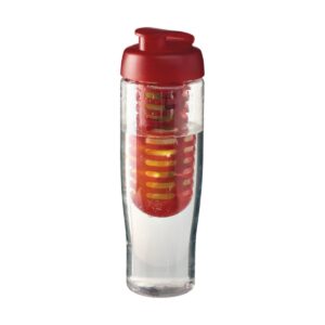 Bidon H2O Tempo® o pojemności 700 ml z wieczkiem zaciskowym zmożliwością przyrządzania wody smakowej