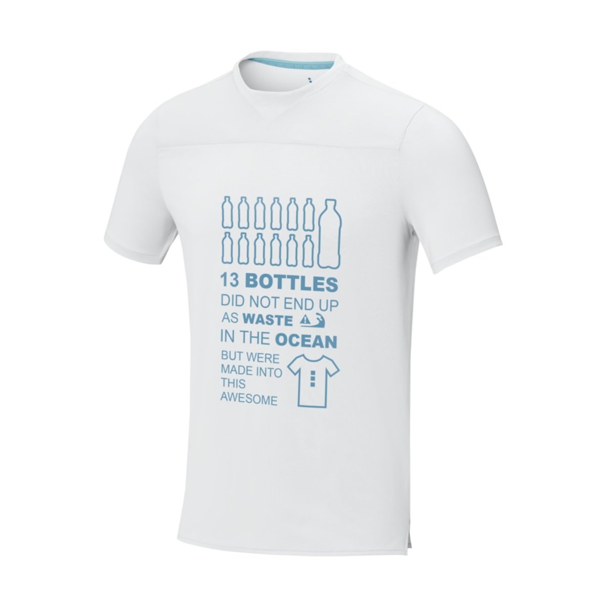 Borax luźna koszulka męska z certyfikatem recyklingu GRS