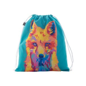 CreaDraw Kids RPET - personalizowany worek ze sznurkami dla dzieci