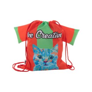 CreaDraw T Kids RPET - personalizowany worek ze sznurkami dla dzieci