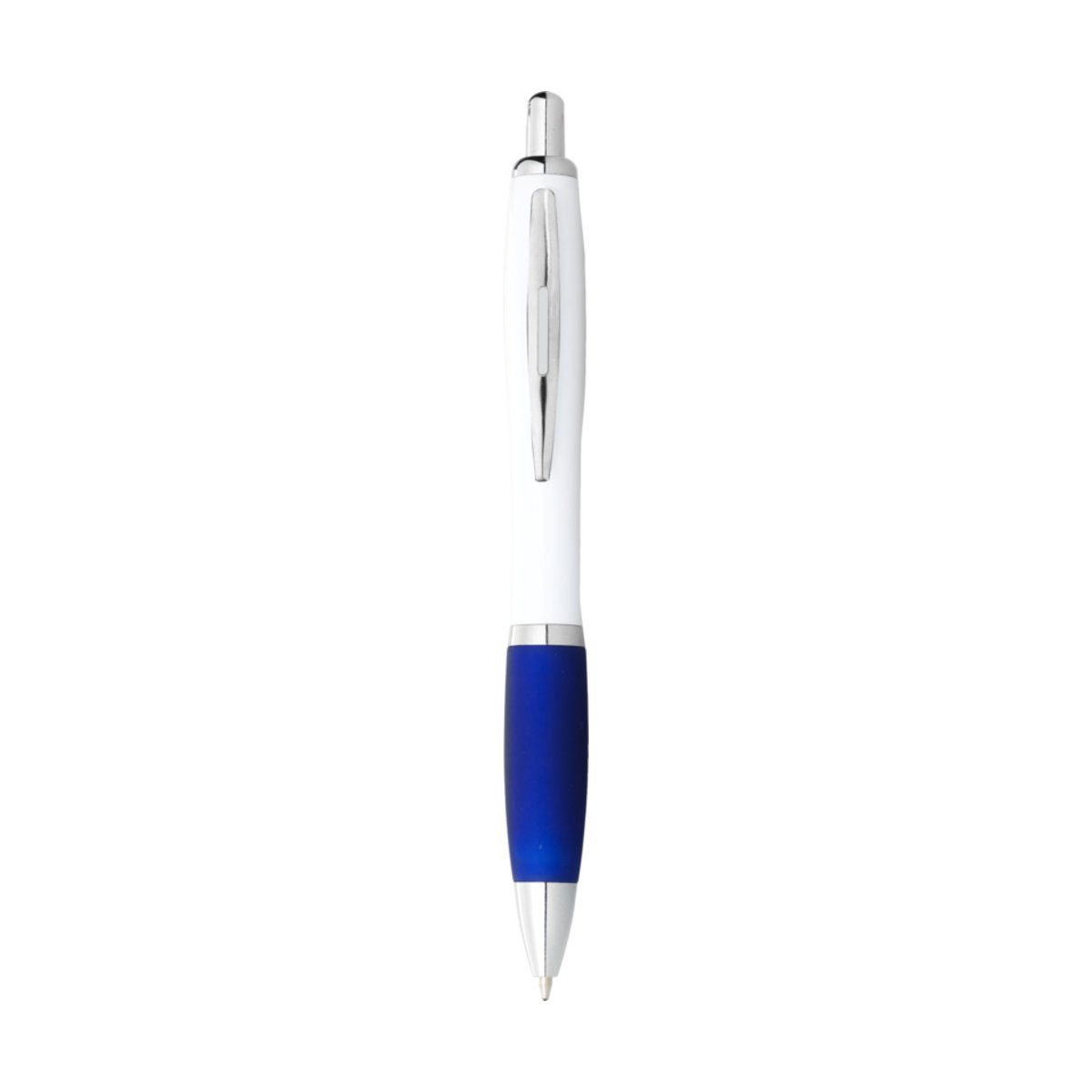 Długopis Nash z białym korpusem i kolorwym uchwytem