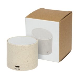 Głośnik Bluetooth® Kikai ze słomy pszenicznej