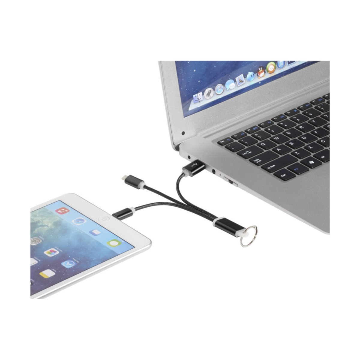 kabel-do-ladowania-3w1-metal-z-kolkiem-na-klucze-v00-3 Kabel do ładowania 3w1 Metal z kółkiem na klucze
