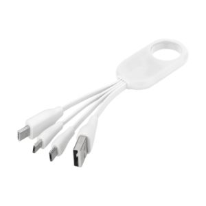 Kabel do ładowania z końcówką USB typu C 4w1 Troup