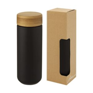 Lumi ceramiczny kubek z bambusową pokrywką o pojemności 300 ml