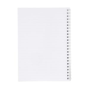 Notatnik Desk-Mate® w formacie A4 z okładką wykonaną z syntetycznego materiału.