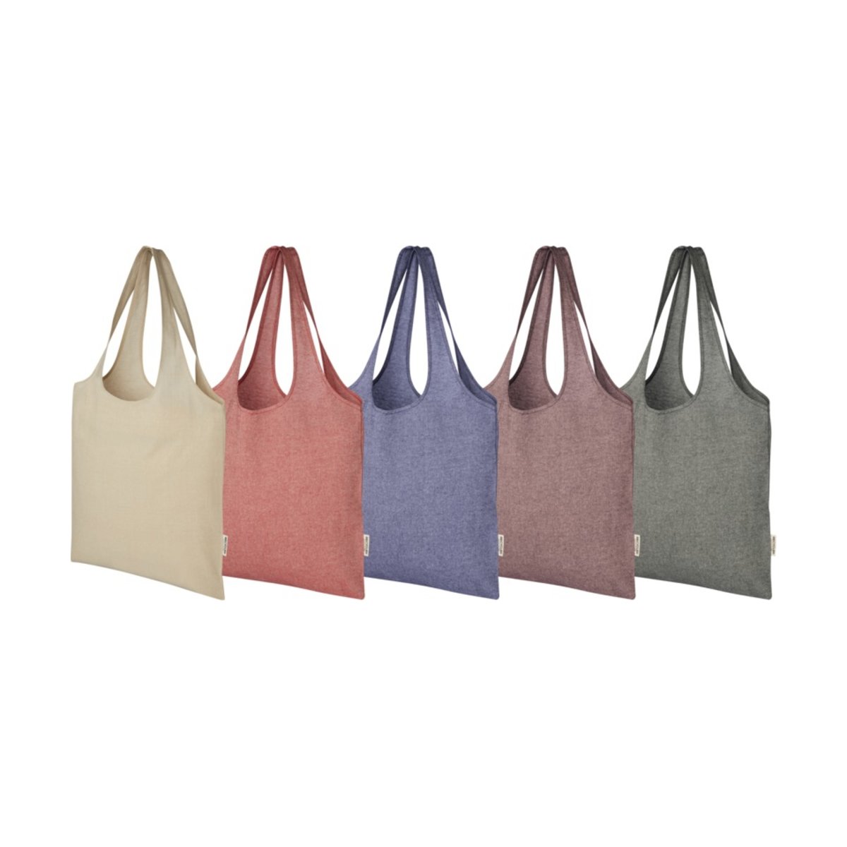 Pheebs modna torba na zakupy o pojemności 7 l z bawełny z recyklingu o gramaturze 150 g/m²