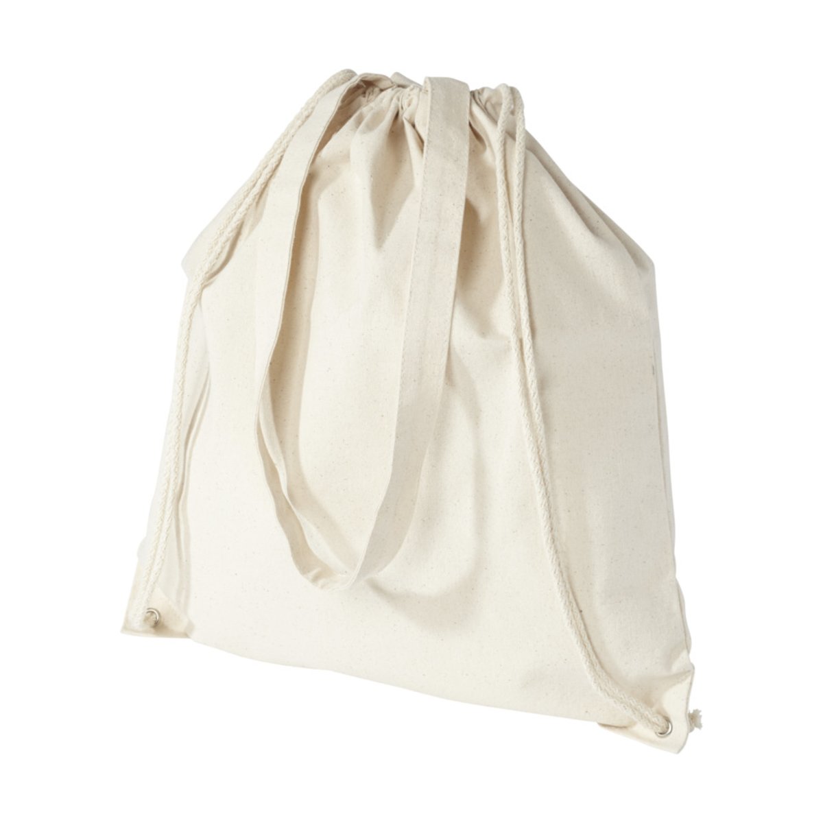 Plecak Eliza wykonany z bawełny o gramaturze 240 g/m² ze sznurkiem ściągającym