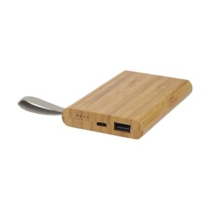 Powerbank Tulda o pojemności 5 000 mAh wykonany z bambusa