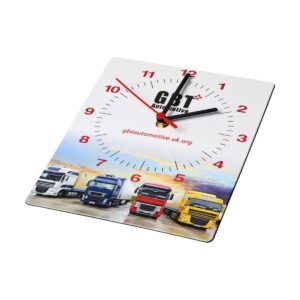 Prostokątny zegar ścienny Brite-Clock®