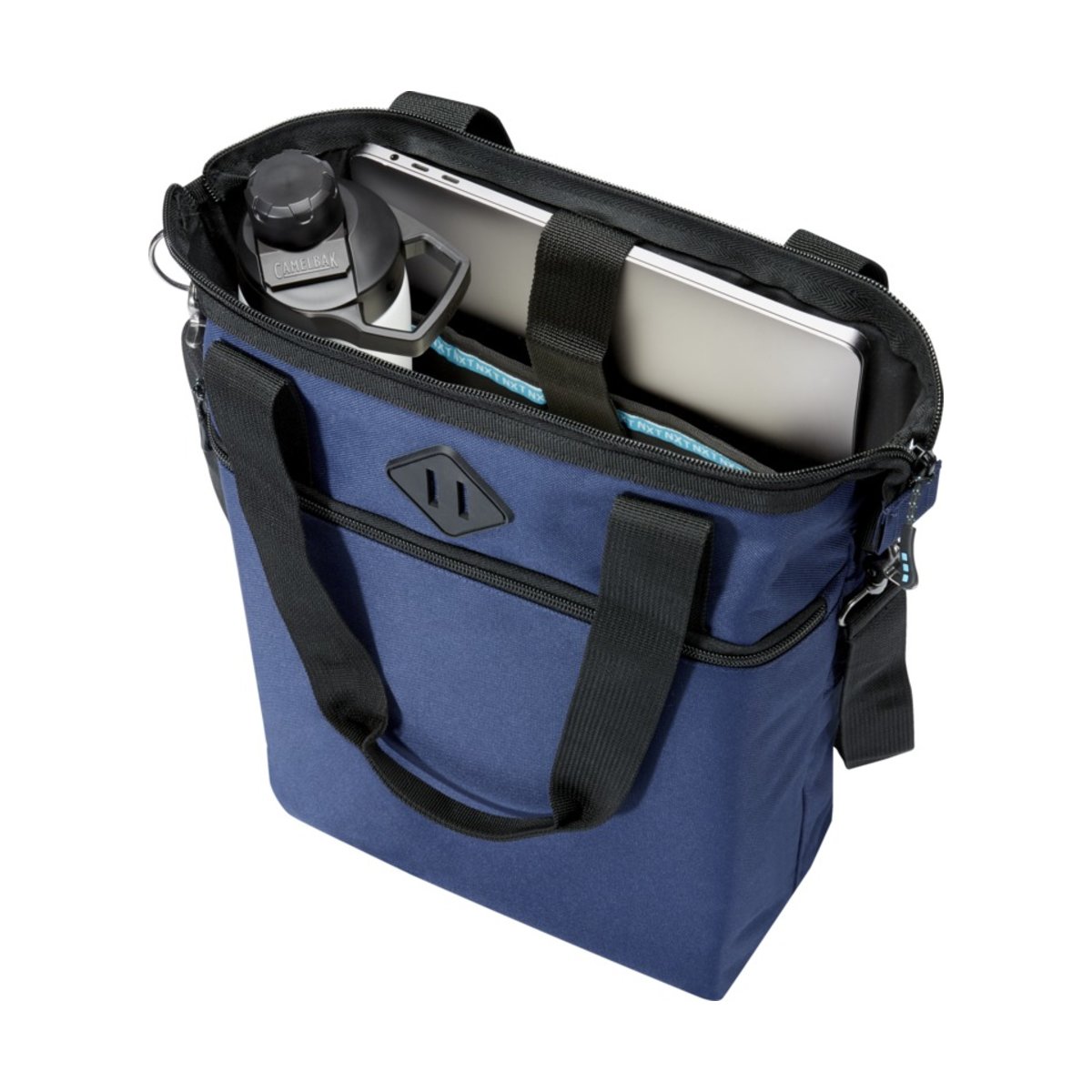 Repreve® Ocean torba z długimi uchwytami na laptopa 15 cali o pojemności 12 l z plastiku PET z recyklingu z certyfikatem GRS