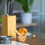 Santoku - bambusowy blok na noże