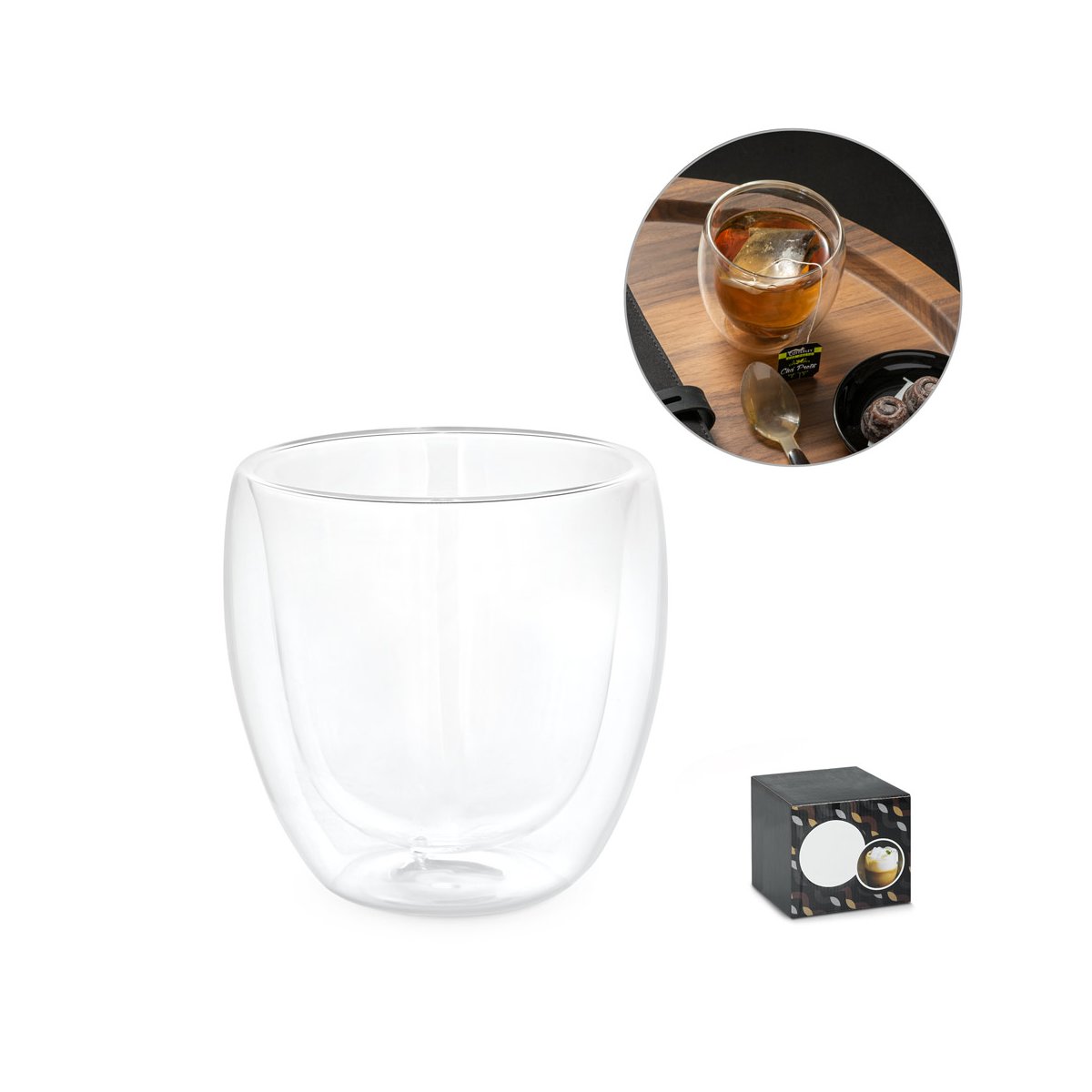 americano-szklany-kubek-220-ml-SE94785 AMERICANO Szklany kubek 220 mL