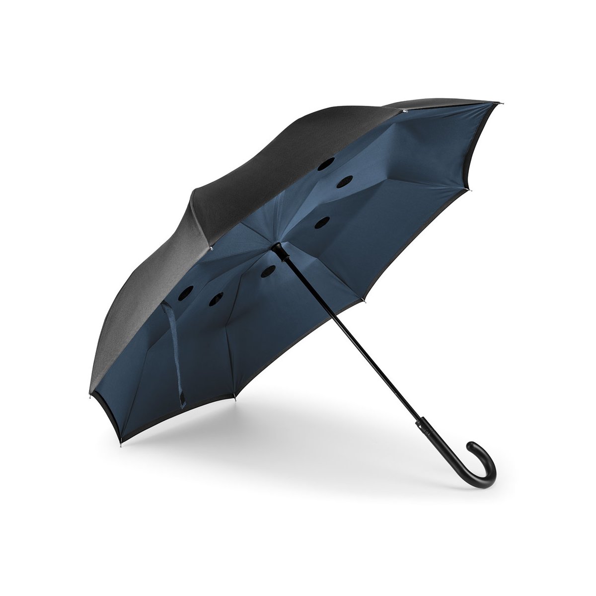 angela-odwrotnie-otwierany-parasol-SE99146-2 ANGELA. Odwrotnie otwierany parasol - Granatowy
