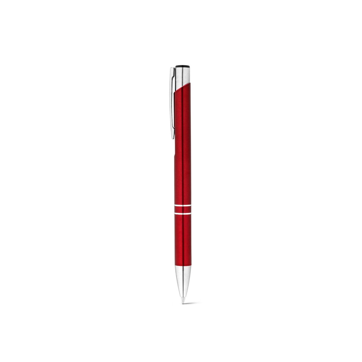 BETA ALUMINIUM. Długopis z recyklingowanego aluminium - Czerwony