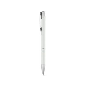 BETA BK. Aluminiowy długopis - Biały