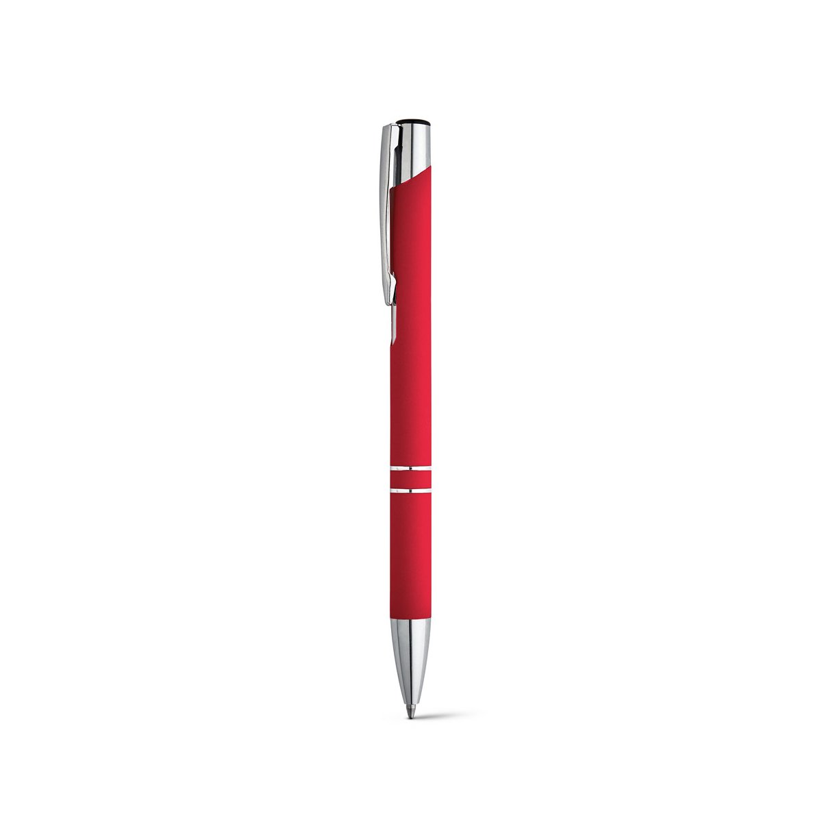 BETA SOFT. Aluminiowy długopis - Czerwony
