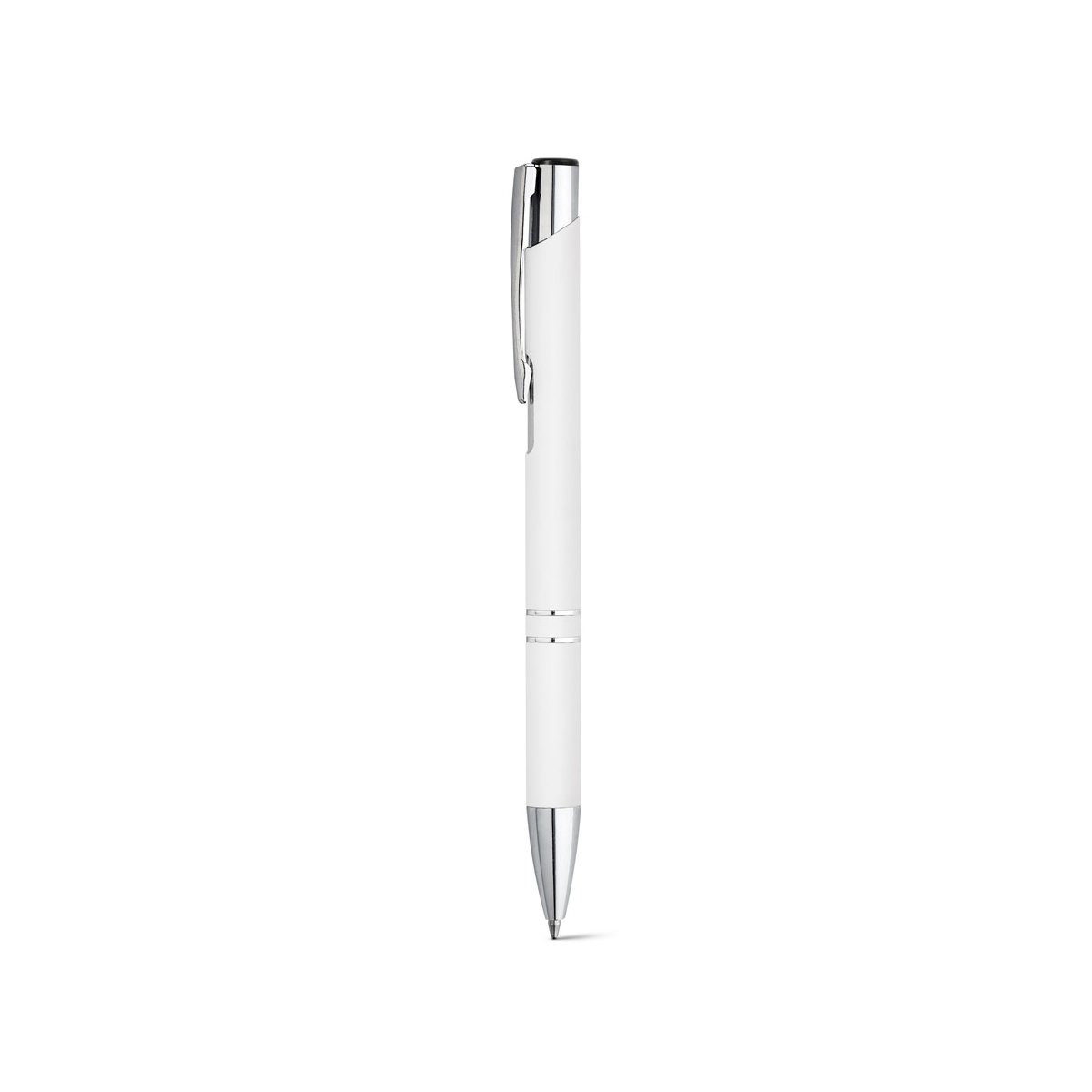 BETA SOFT. Aluminiowy długopis - Biały