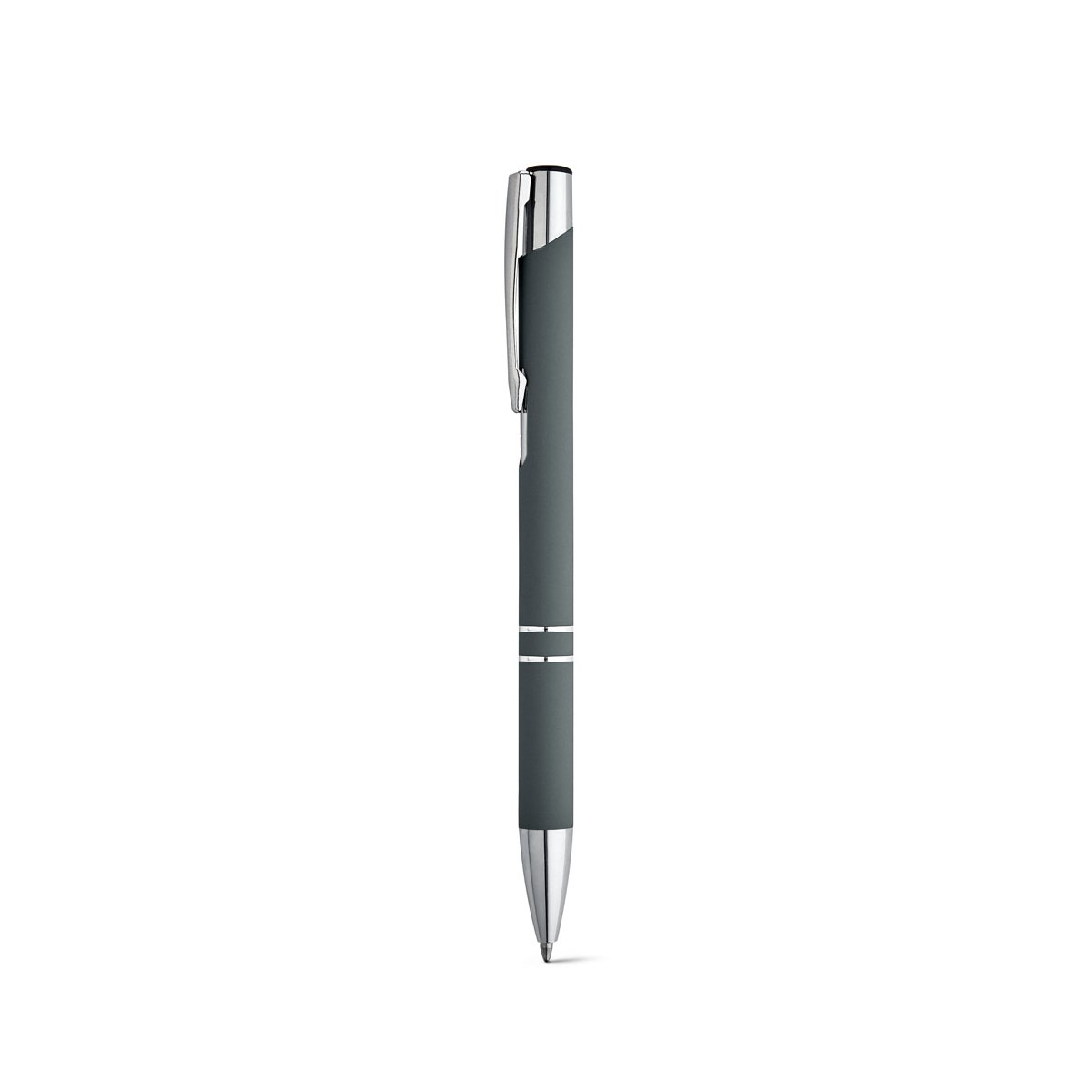 BETA SOFT. Aluminiowy długopis - Szary