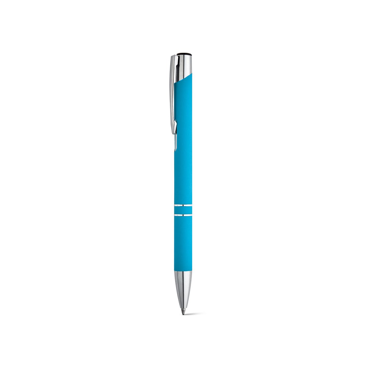 BETA SOFT. Aluminiowy długopis - Błękitny