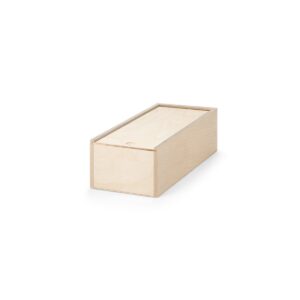 BOXIE WOOD M. Drewniane pudełko M - Jasny naturalny