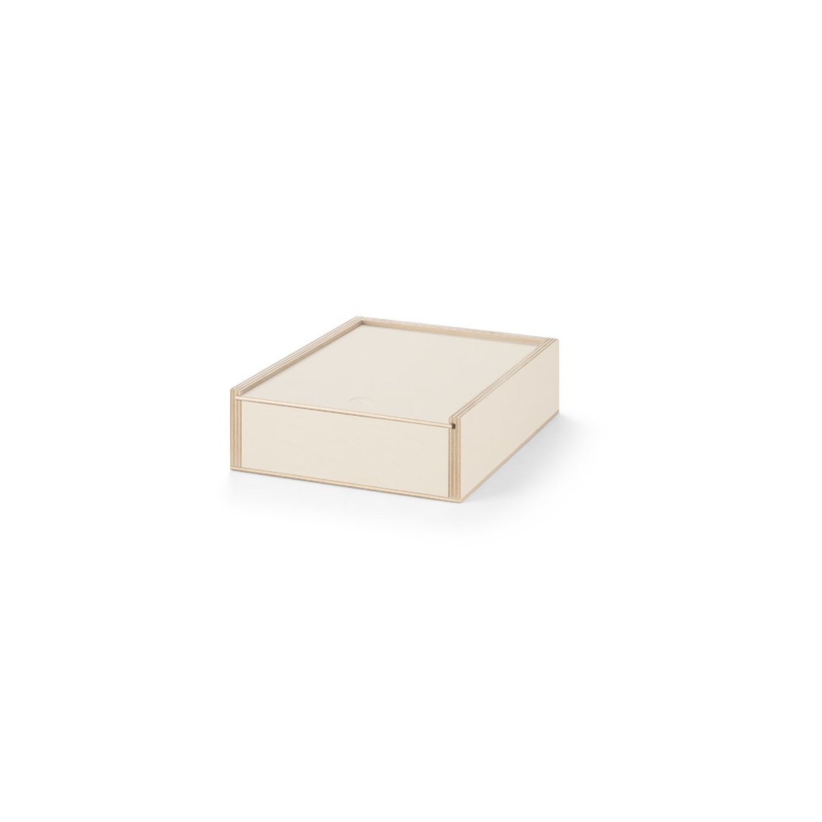 BOXIE WOOD S. Drewniane pudełko S - Naturalny
