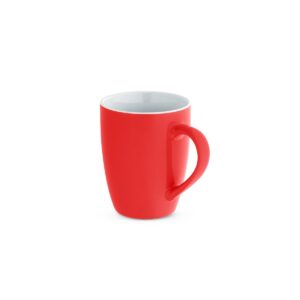 CINANDER. Kubek ceramiczny 370 mL - Czerwony