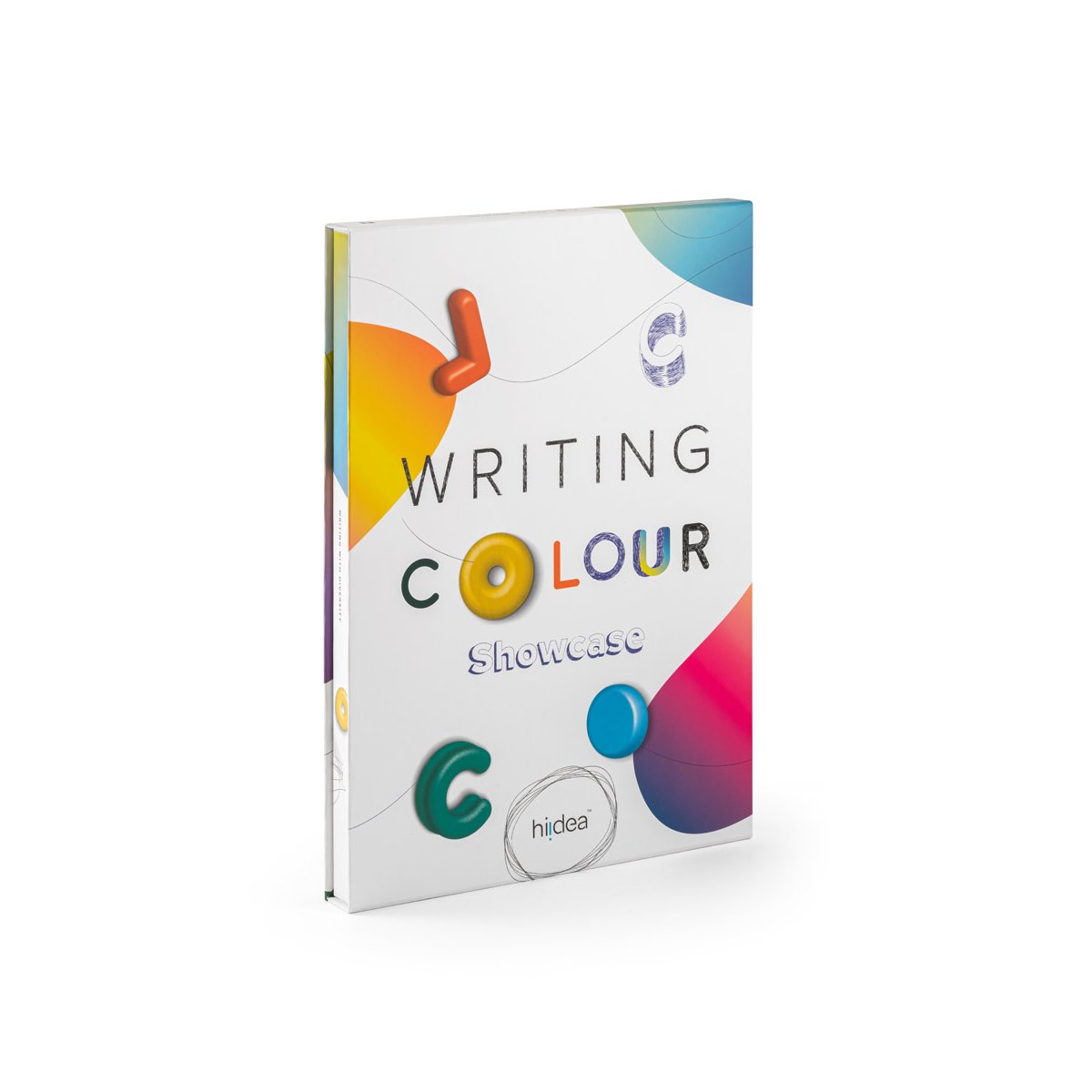 COLOUR WRITING SHOWCASE. Wzornik z 20 kolorowymi długopisami - Mix