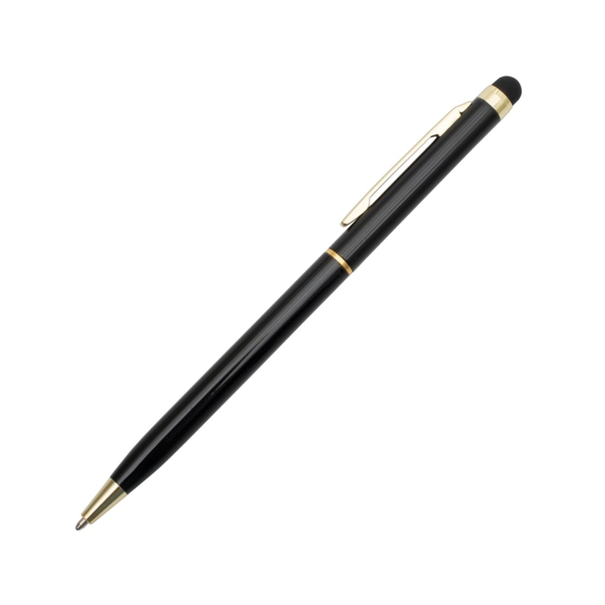 dlugopis-aluminiowy-touch-tip-gold-czarny Długopis aluminiowy Touch Tip Gold