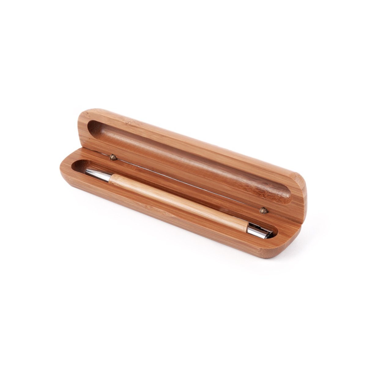 dlugopis-vizela-w-bambusowym-etui-brazowy Długopis Vizela w bambusowym etui