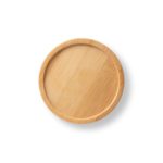 FANGIO Kubek ceramiczny z bambusową podstawą i pokrywką 220 mL