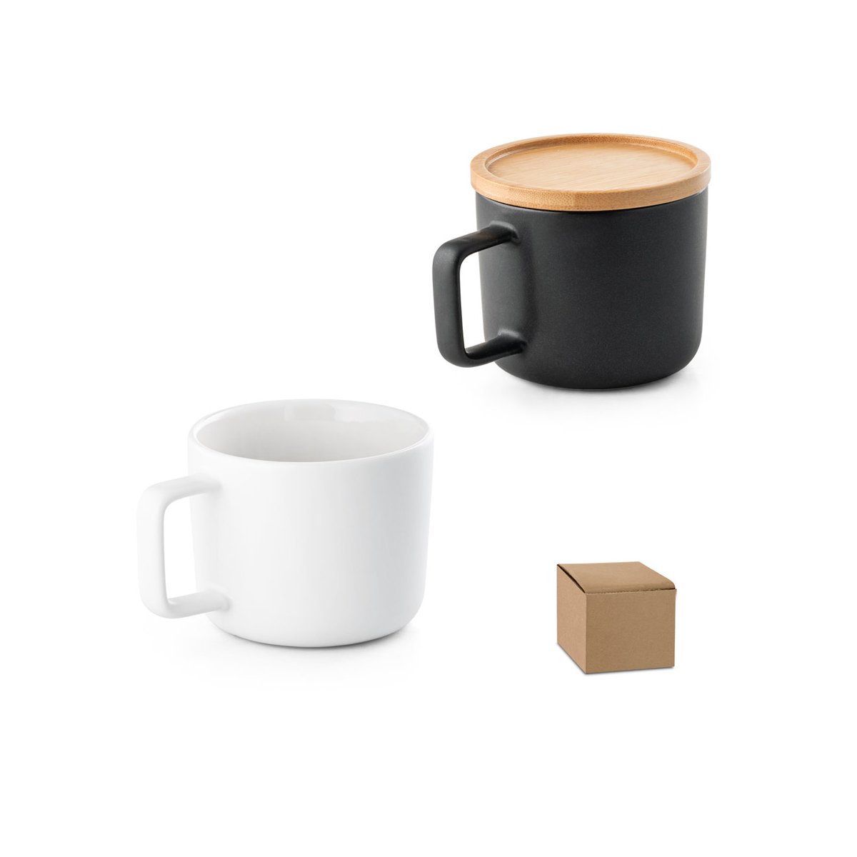 fangio-kubek-ceramiczny-z-bambusowa-podstawa-i-pokrywka-220-ml-SE94251 FANGIO Kubek ceramiczny z bambusową podstawą i pokrywką 220 mL