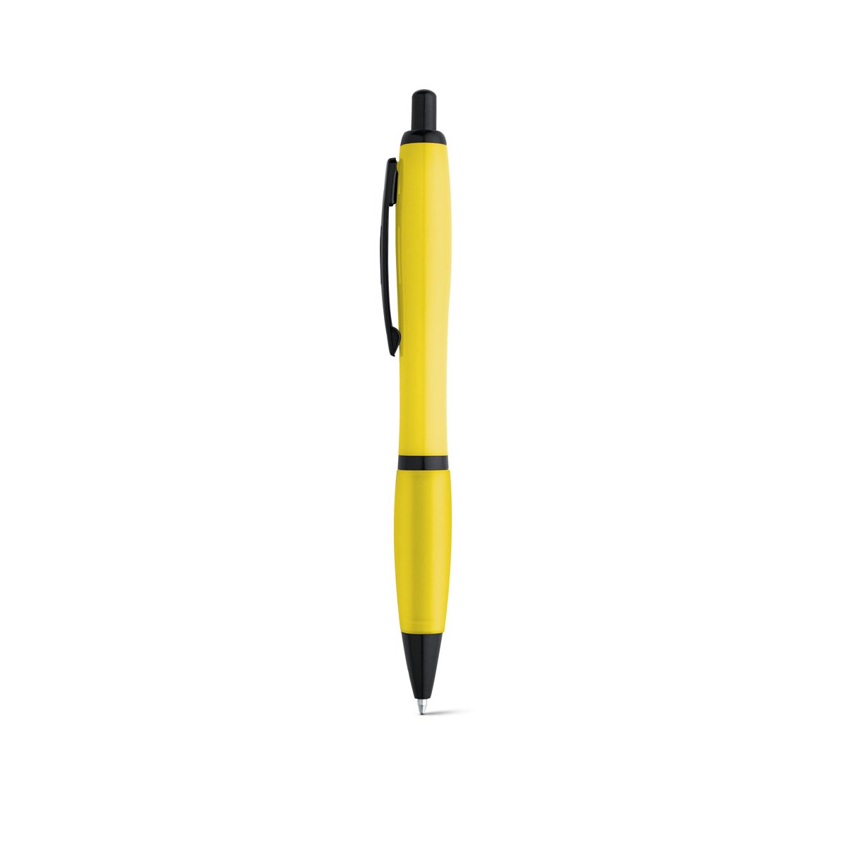 FUNK. Długopis z metalowym klipsem - Żółty