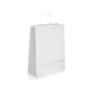 GRANT. Torba z papieru kraftowego - Biały