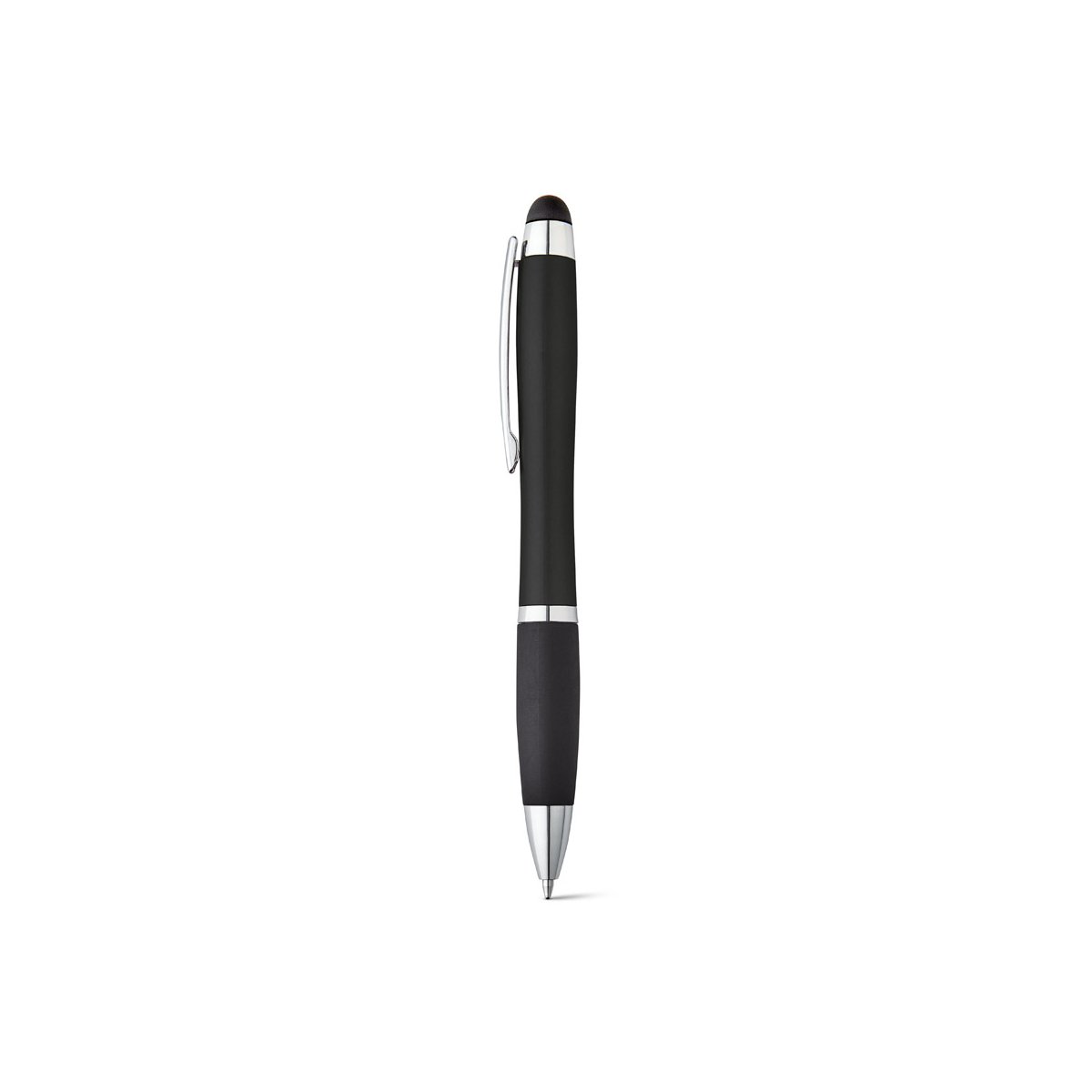 HELIOS. Długopis z wewnętrzną lampką podświetlającą logo - Czarny