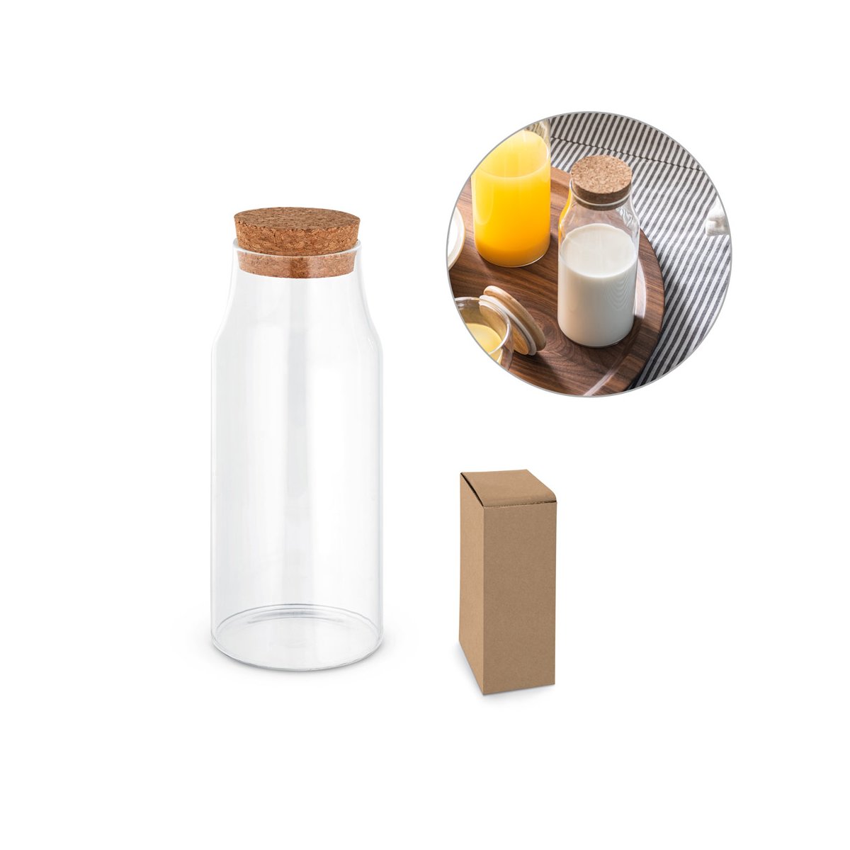 jasmin-800-butelka-szklana-o-pojemnosci-800-ml-SE94235 JASMIN 800 Butelka szklana o pojemności 800 mL