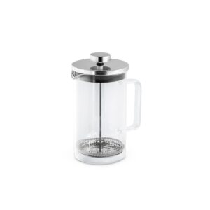 JENSON. Szklany zaparzacz do kawy 600 mL - Srebrny