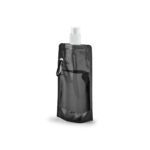KWILL. Składana butelka 460 mL - Czarny