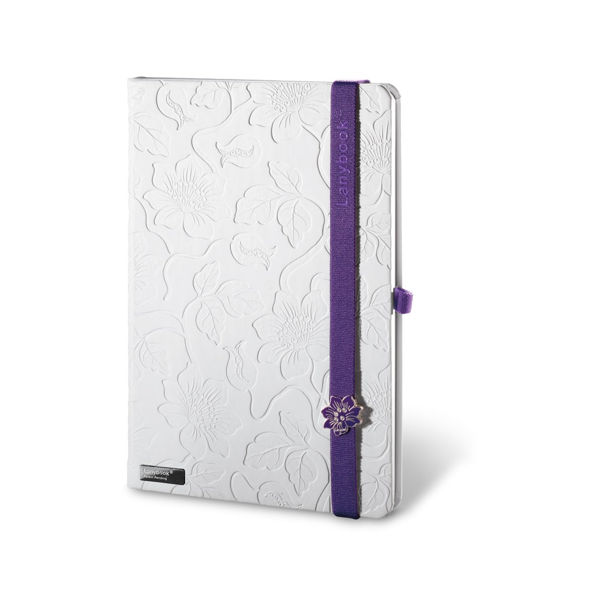 Lanybook Innocent Passion White. Notes - Purpurowy