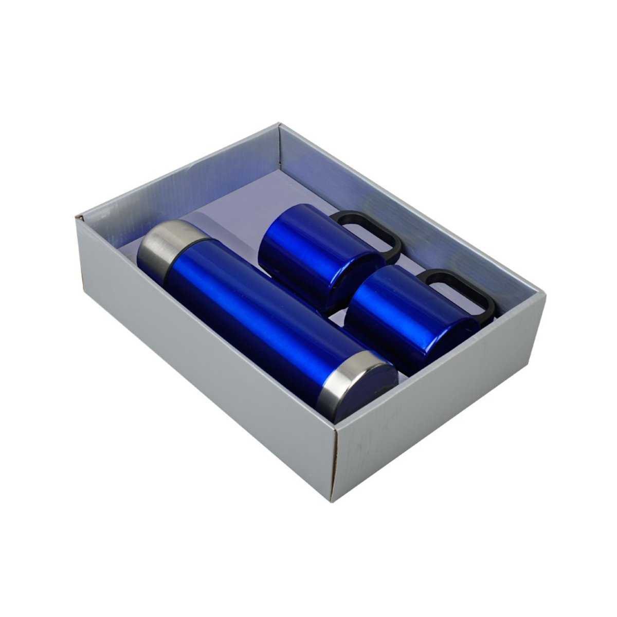 metalowy-termos-picnic-480-ml-2-kubki-niebieskisrebrny-1 Metalowy termos Picnic 480 ml + 2 kubki