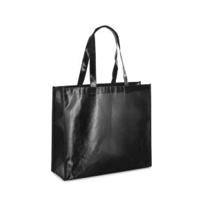 MILLENIA. Laminowana torba non-woven - Czarny
