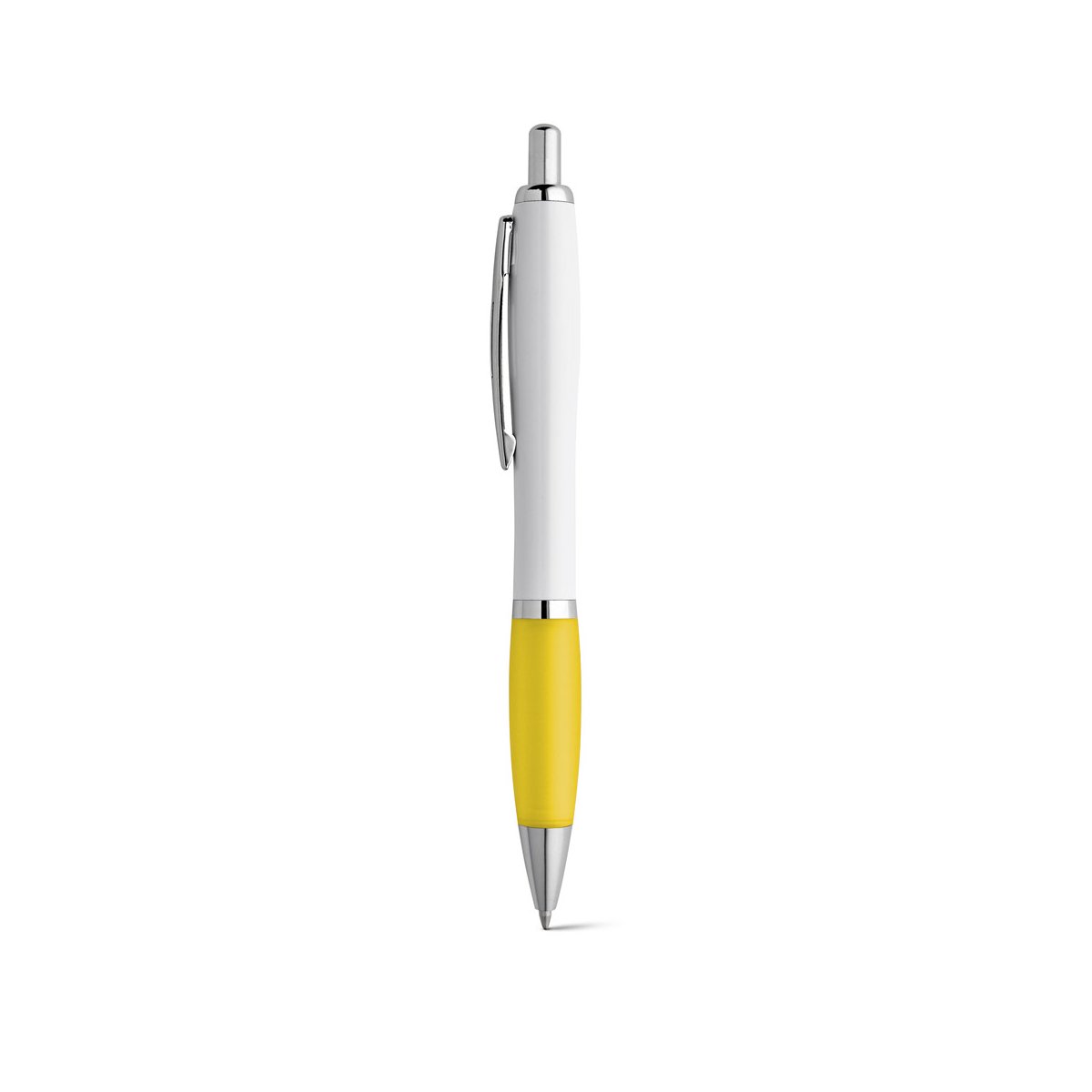 MOVE BK. Długopis z metalowym klipsem - Żółty