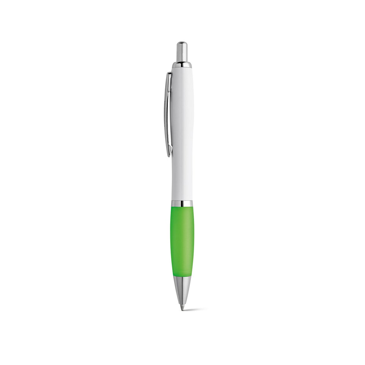 MOVE BK. Długopis z metalowym klipsem - Jasno zielony