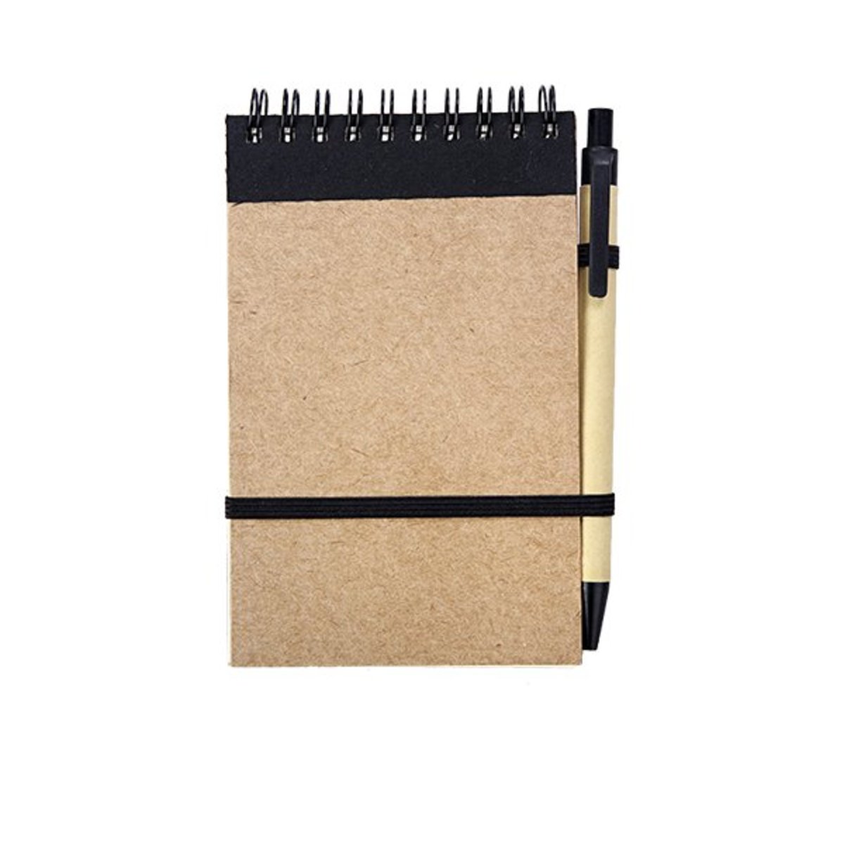 notes-kraft-90x14070k-gladki-z-dlugopisem-czarnybezowy-1 Notes Kraft 90x140/70k gładki z długopisem