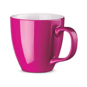 PANTHONY. Porcelanowy kubek 450 mL - Ciemny róż