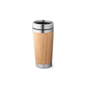 PIETRO. Bambusowy kubek podróżny 500 mL - Naturalny